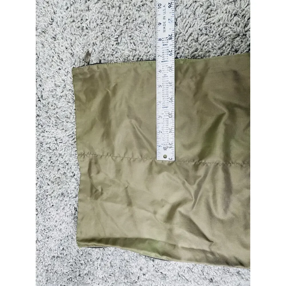 Zippered Bag Pouches Organizer 3 Pack Bundle Set Green Luggage Organizer 14